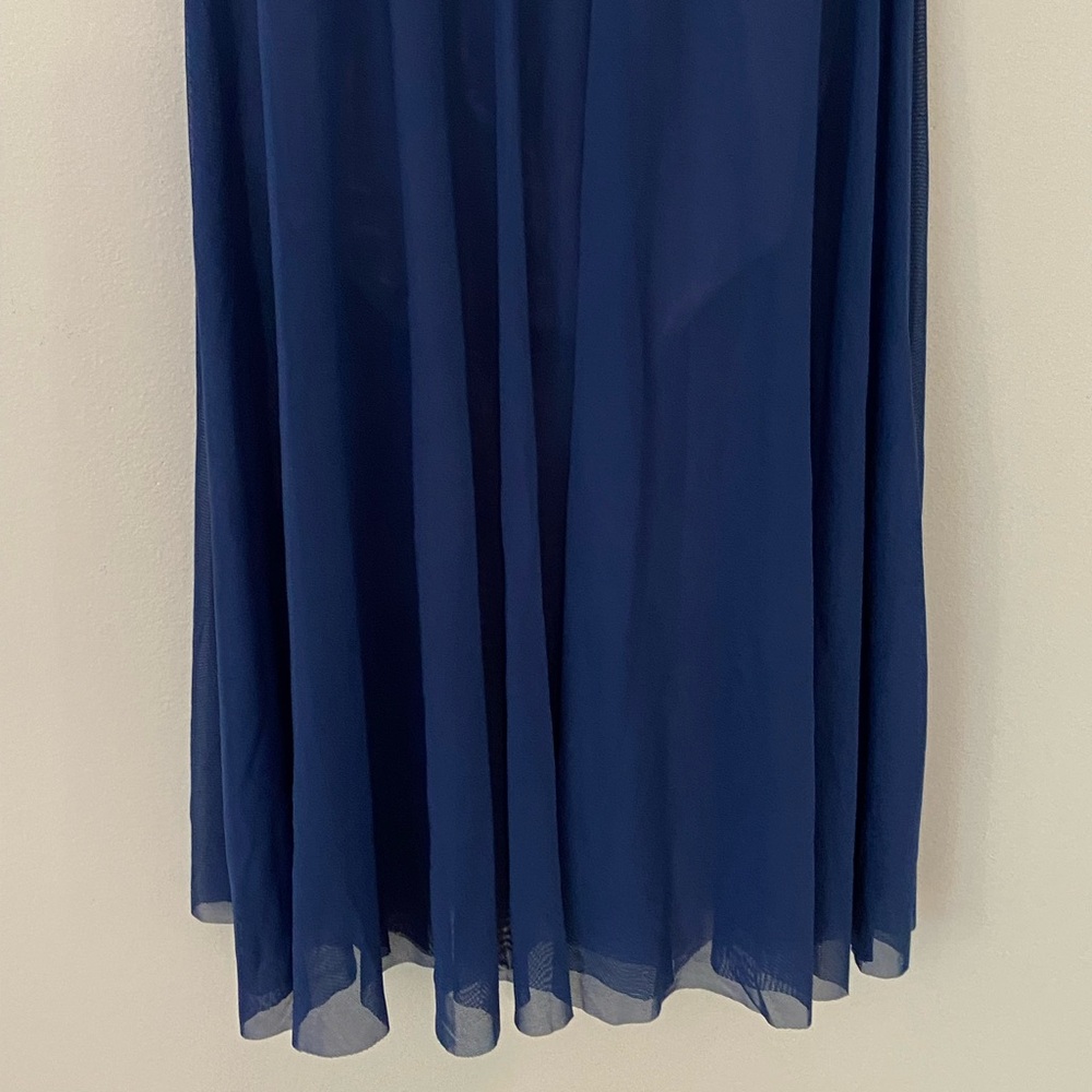 Adult small dance costume in blue - Picture 7 of 8